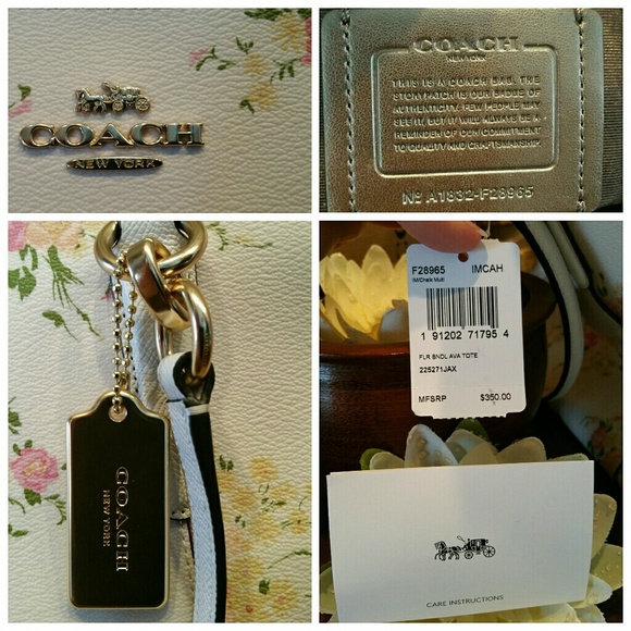 *SOLD!!!* NEW Coach Ava Tote...gorgeous! - Picture 4 of 8